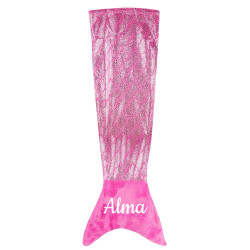 Plaid sirène paillettes - Rose
