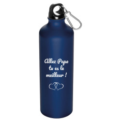 Gourde métallique - Bleu