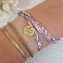Bracelet liberty inoxydable...