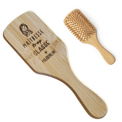Brosse à cheveux en bambou...