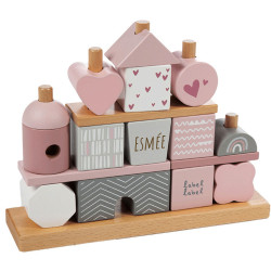 Blocs de construction rose...