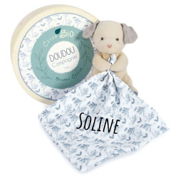 Doudou coton bio - Chien -...