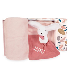 Plaid et doudou Happy Boho...