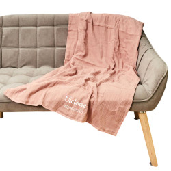 Plaid en gaze de coton -...