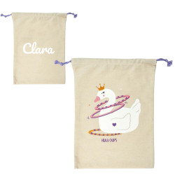 Sac à doudou/pyjama - Cygne