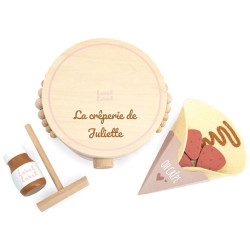 Machine à crêpes en bois -...