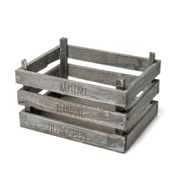 Cagette de décoration en bois