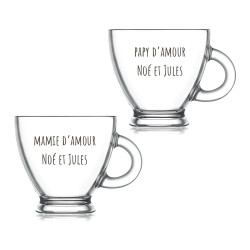 Lot de 2 tasses à café en...