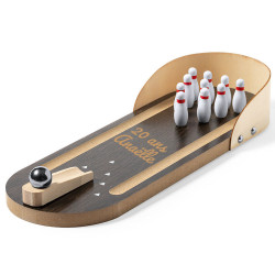 Mini jeu de bowling en bois