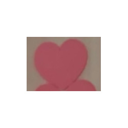 1 coeur rose plexi