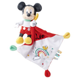 Doudou Mickey Arc-en-ciel -...