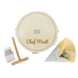 Machine à crêpes en bois -...