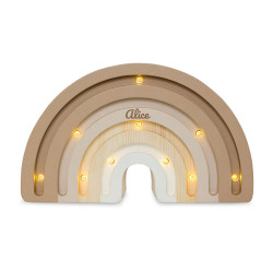 Lampe veilleuse en bois -...