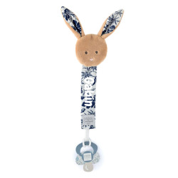 Attache tétine Lapin Bleu...
