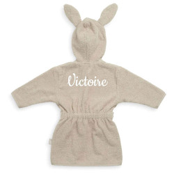 Peignoir enfant nougat -...