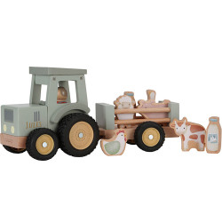 Tracteur et ses personnages...
