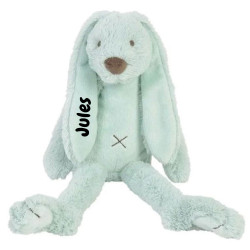 Peluche lapin bleu lagon...
