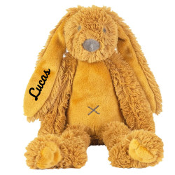 Peluche lapin ocre 38cm -...