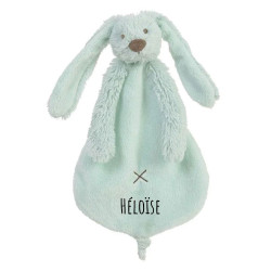 Doudou plat lapin bleu...