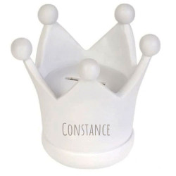 Tirelire couronne blanche -...