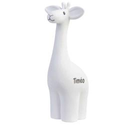 Tirelire girafe blanche -...