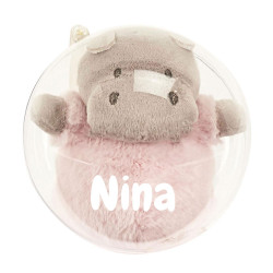 Peluche hippo dans sa boule...