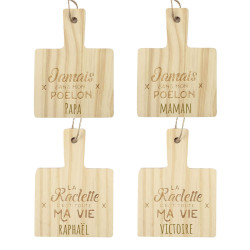 Lot de 4 planchettes -...