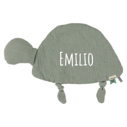 Doudou tortue Bliss Olive -...