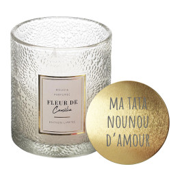 Bougie parfumée verre motifs