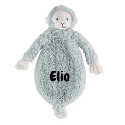 Doudou plat singe menthe -...