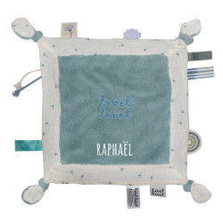 Doudou plat bleu - Label Label