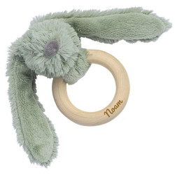 Hochet doudou Lapin vert...
