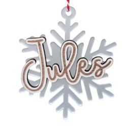 Suspension de Noël - Flocon...