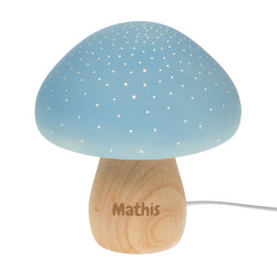 Lampe veilleuse bleue...