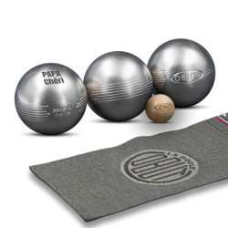 Jeu de 3 boules de pétanque...