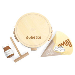 Machine à crêpes en bois -...