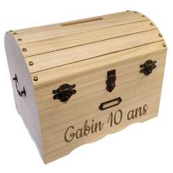 Grande urne en bois - Coffre