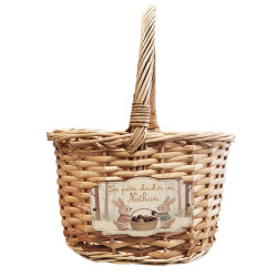 Panier en osier - Pâques en...