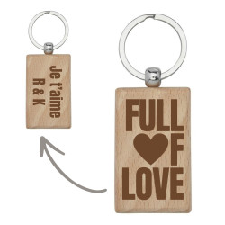 Porte-clés rectangle - Full...