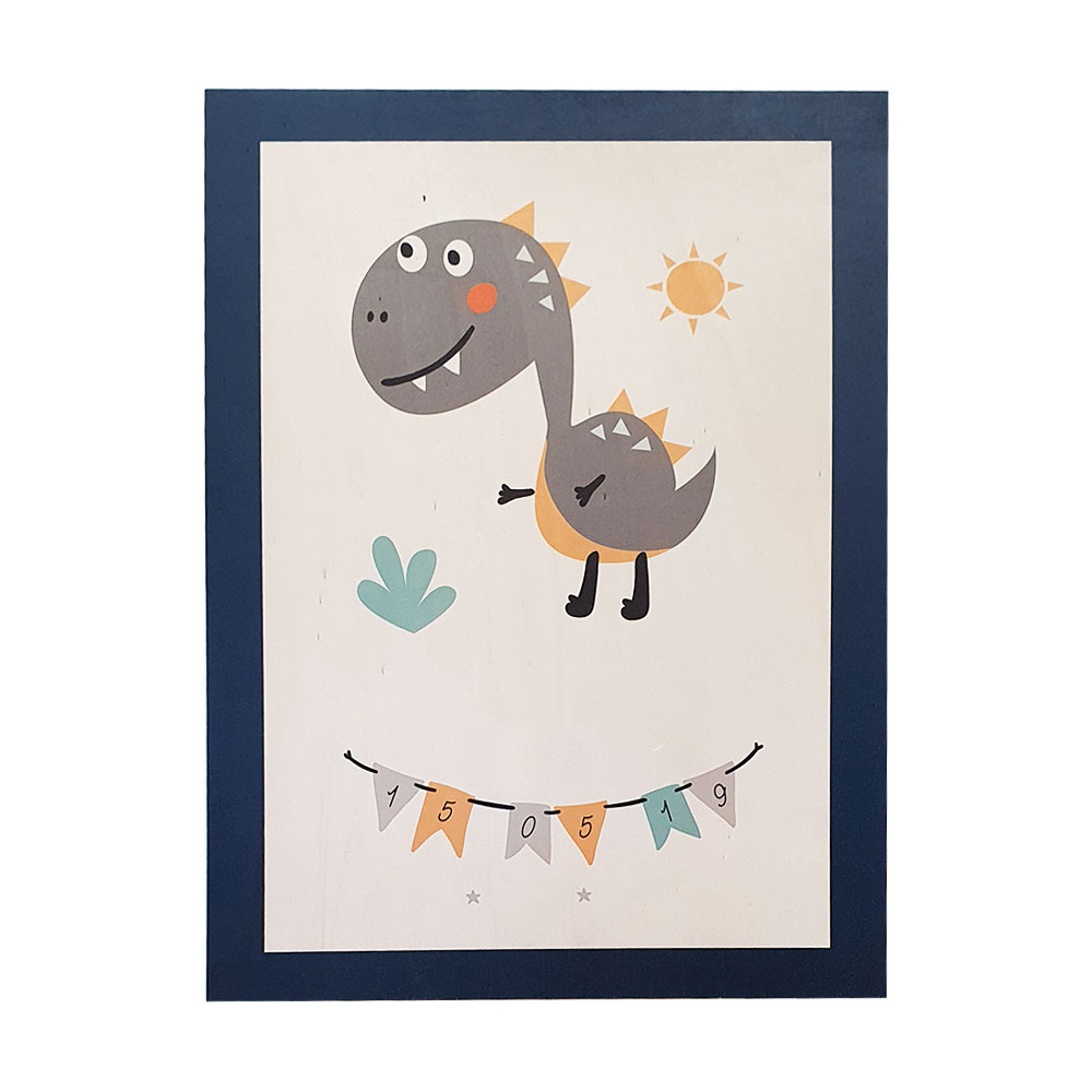 Affiche pour chambre bébé Dinosaure