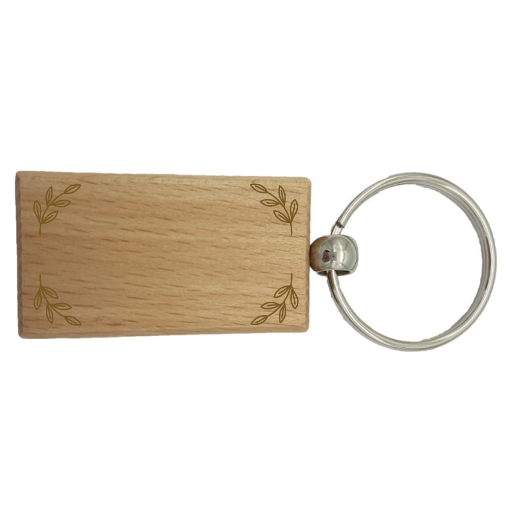 Porte Cl S Rectangulaire En Bois