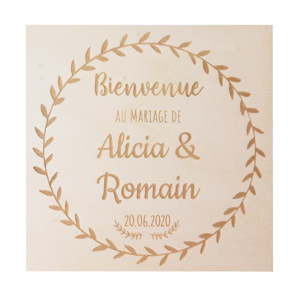 Panneau Bienvenue Couronne